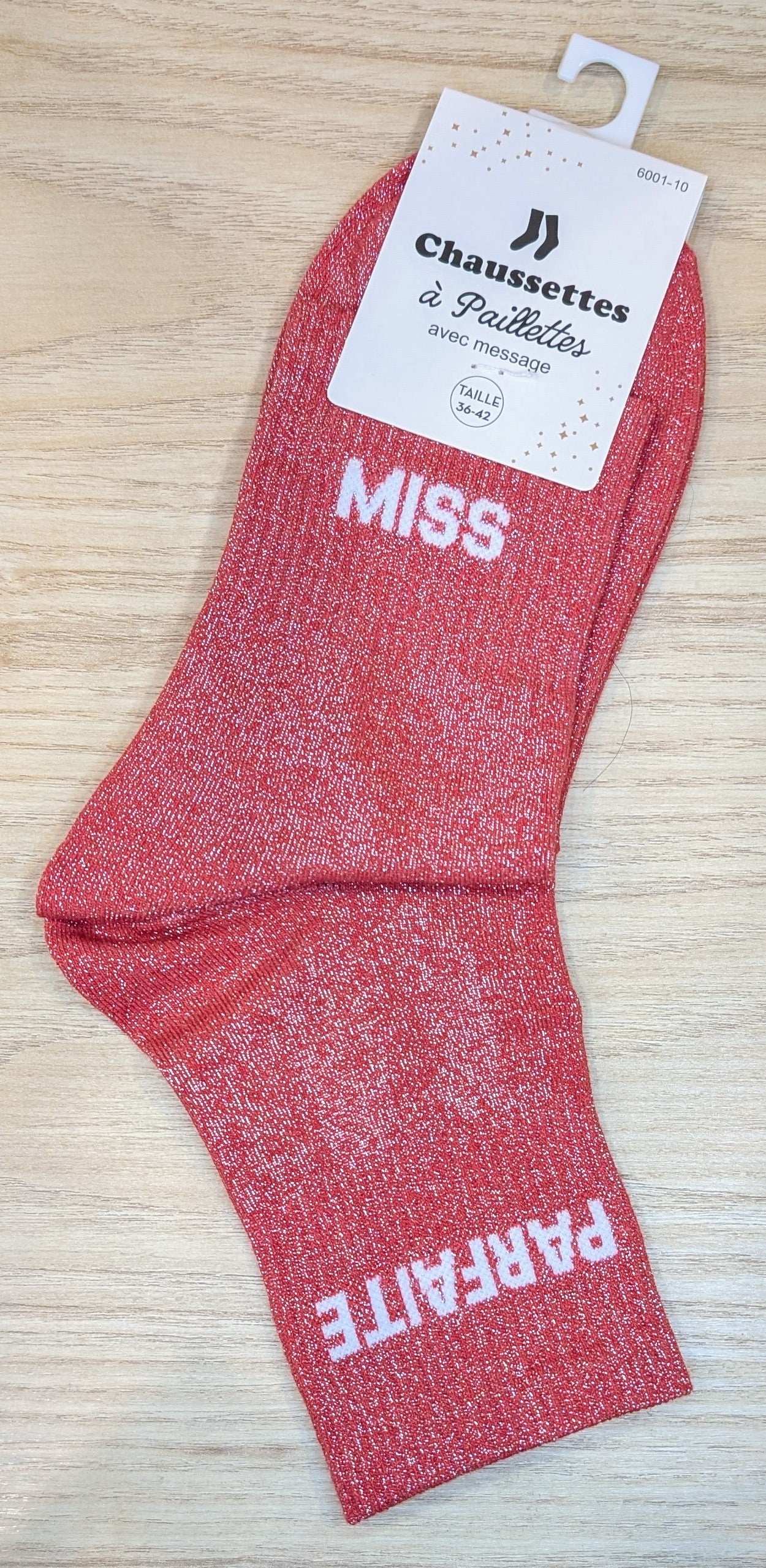 Chaussettes à paillettes - Miss Parfaite (36-42)