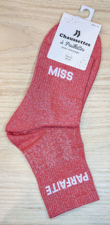 Chaussettes à paillettes - Miss Parfaite (36-42)