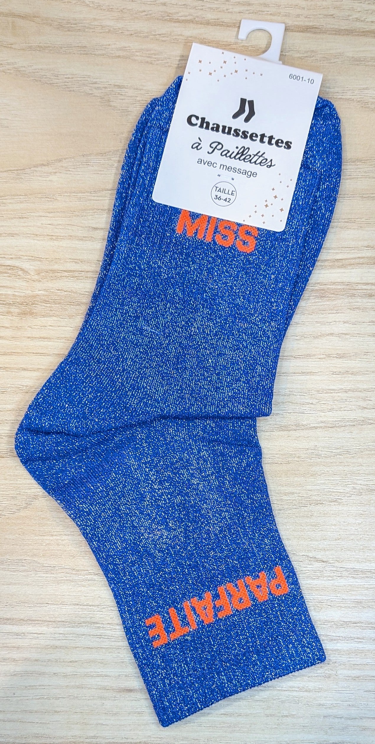 Chaussettes à paillettes - Miss Parfaite (36-42)