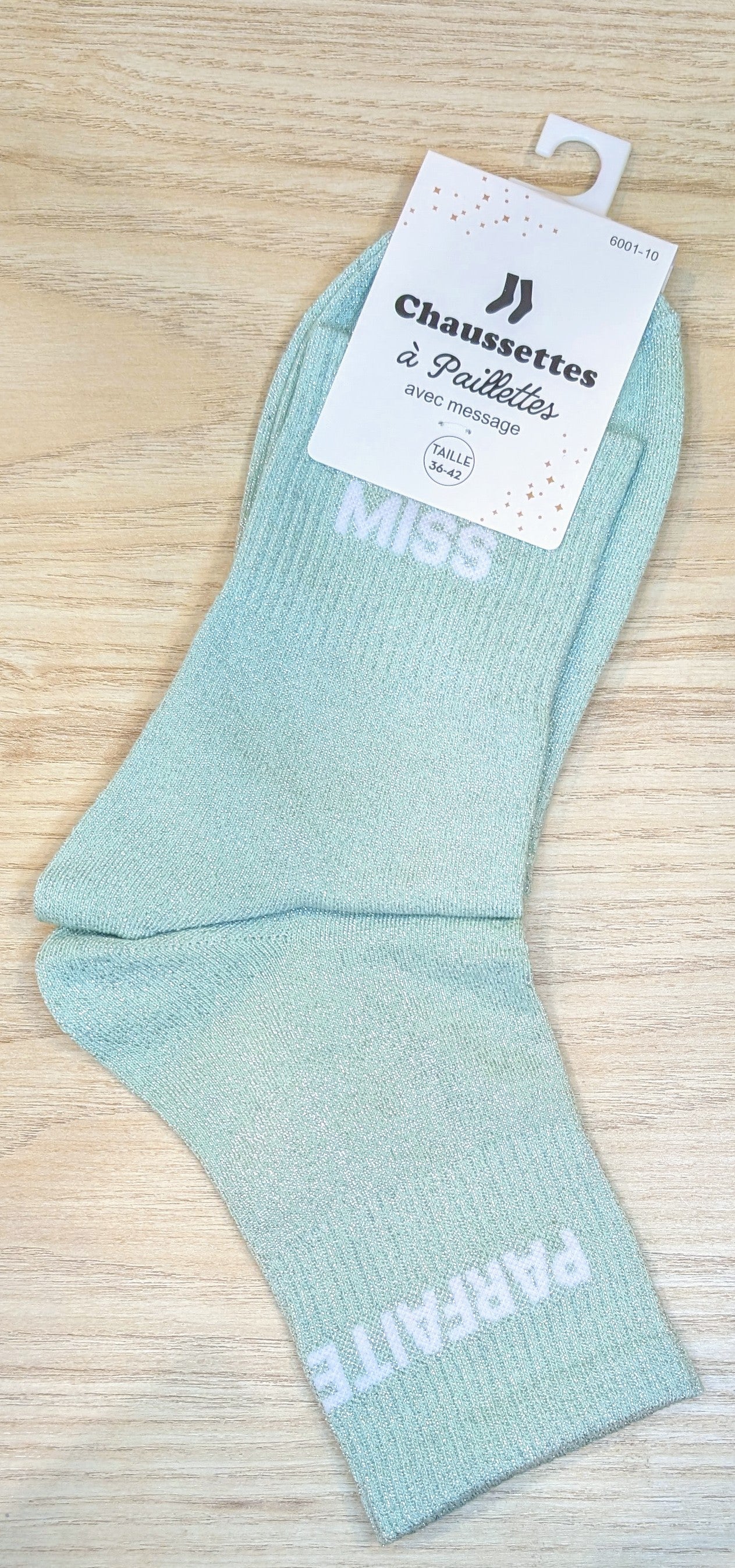 Chaussettes à paillettes - Miss Parfaite (36-42)