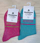 Chaussettes à paillettes - Rêveuse (36-42)