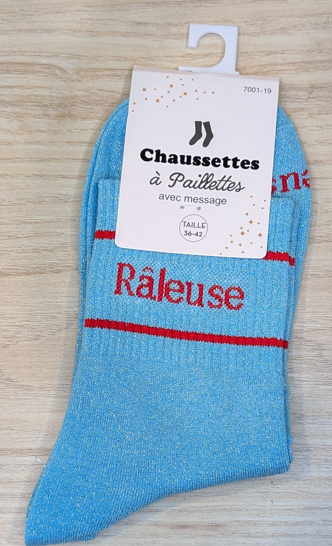 Chaussettes à paillettes - Râleuse (36-42)