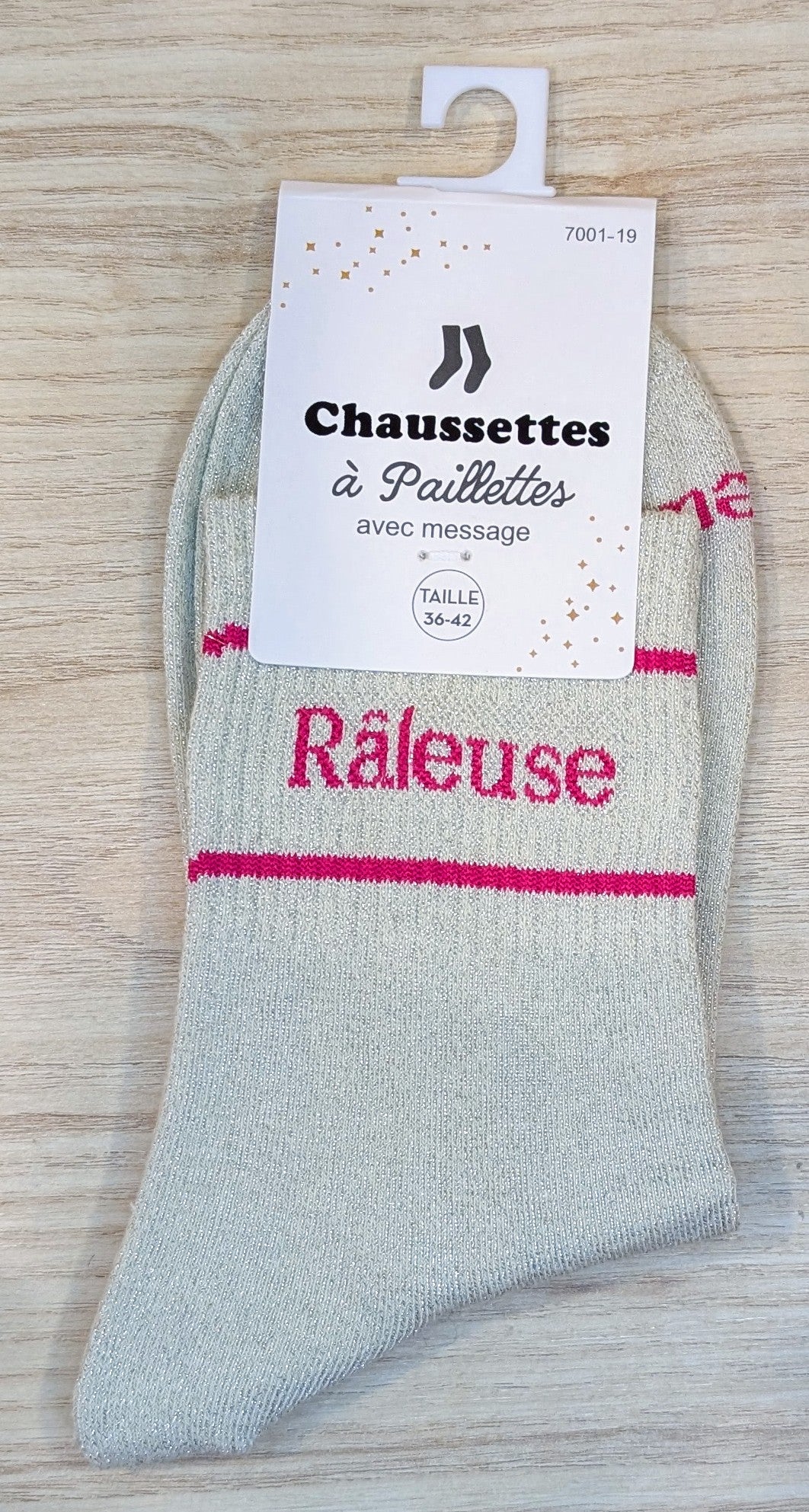 Chaussettes à paillettes - Râleuse (36-42)
