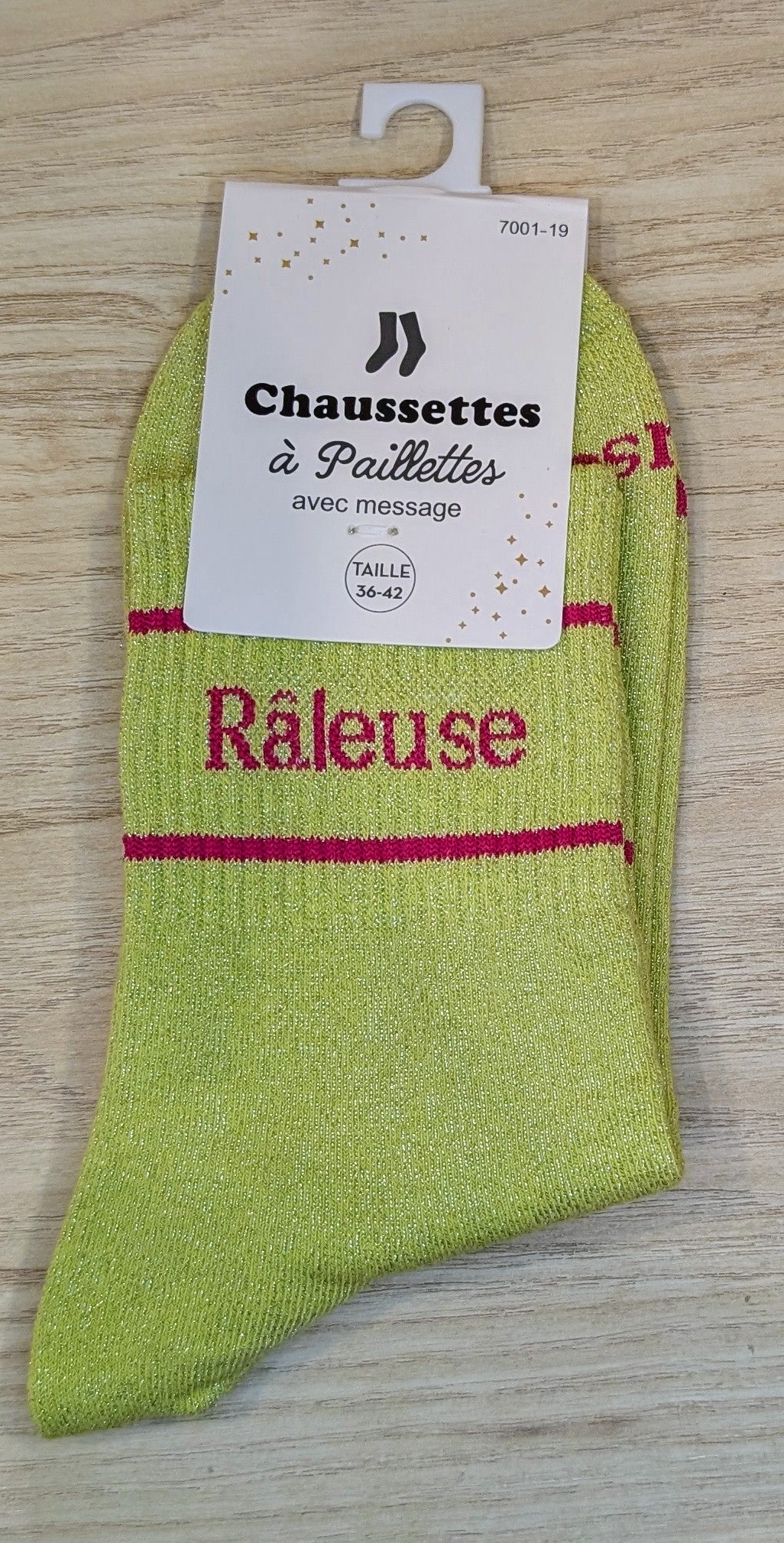 Chaussettes à paillettes - Râleuse (36-42)