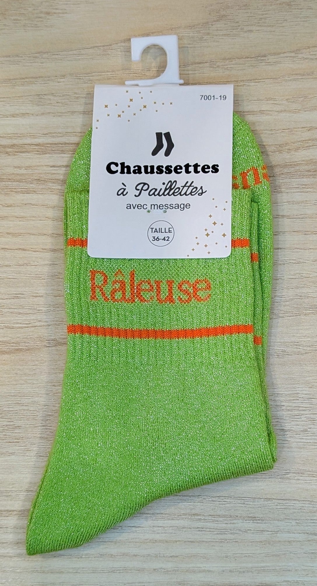 Chaussettes à paillettes - Râleuse (36-42)