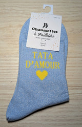 Chaussettes à paillettes - Tata D'amour ❤️ (36-42)