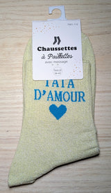 Chaussettes à paillettes - Tata D'amour ❤️ (36-42)