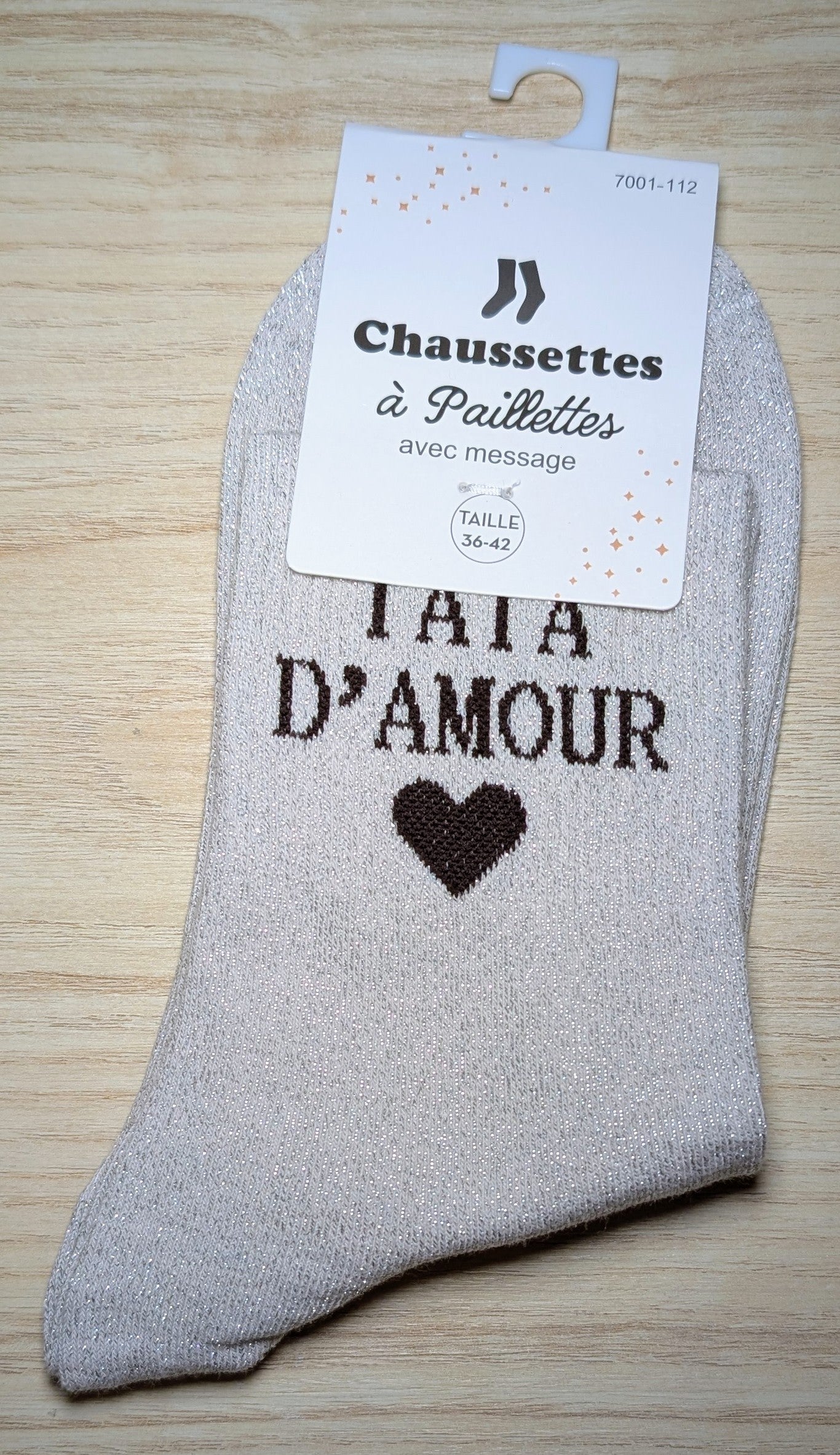 Chaussettes à paillettes - Tata D'amour ❤️ (36-42)