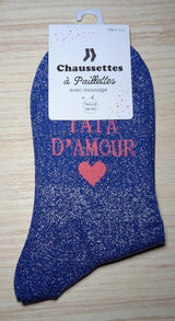 Chaussettes à paillettes - Tata D'amour ❤️ (36-42)