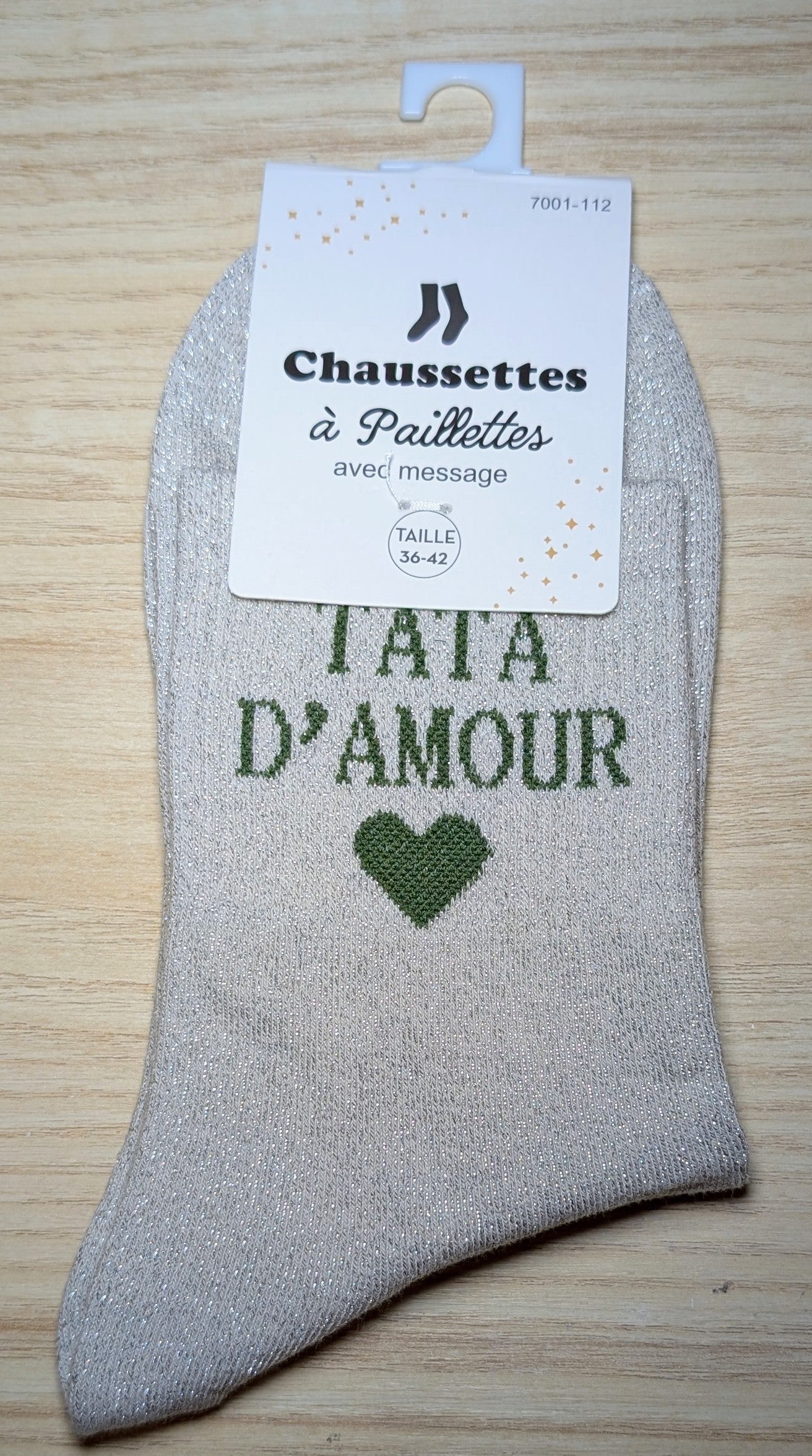 Chaussettes à paillettes - Tata D'amour ❤️ (36-42)