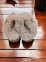 Pantoufles fourrées avec ourson