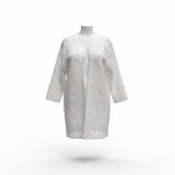 Veste au crochet unie (46-52)