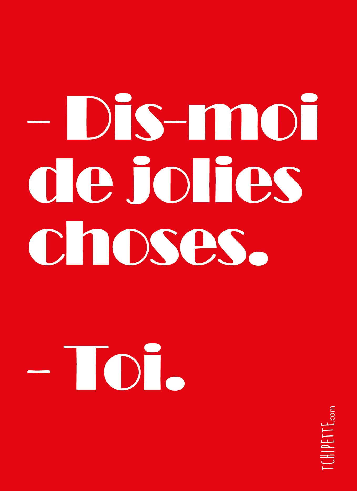 Carte Postale Tchipette