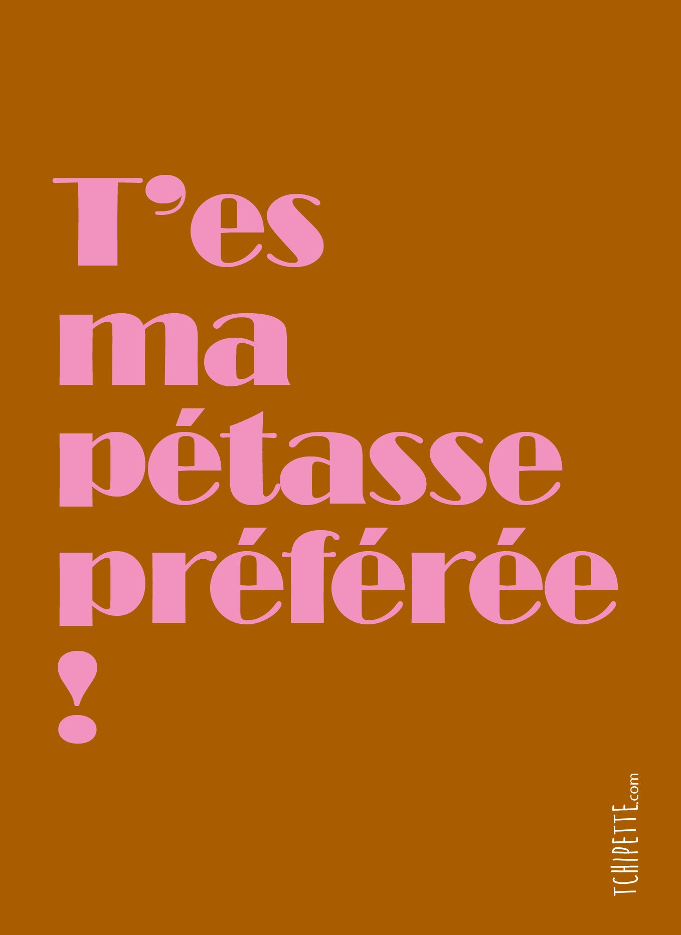 Carte Postale Tchipette