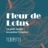 Bougie artisanale - Fleur de Lotus (nymphéas)