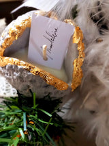 Bougies Artisanales - Météores dorés