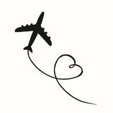 Tattoo Lovely - Avion coeur
