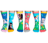 GIDDY UP | Coffret cadeau de 6 chaussettes dépareillées - 30.5 - 38.5