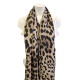 Foulard léopard avec brillant