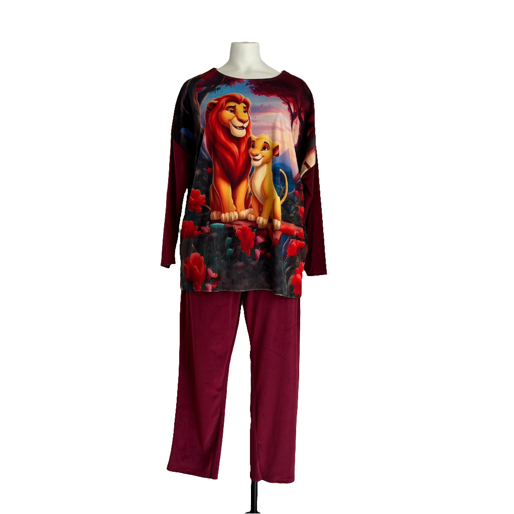 Pyjama en velours - Roi lion