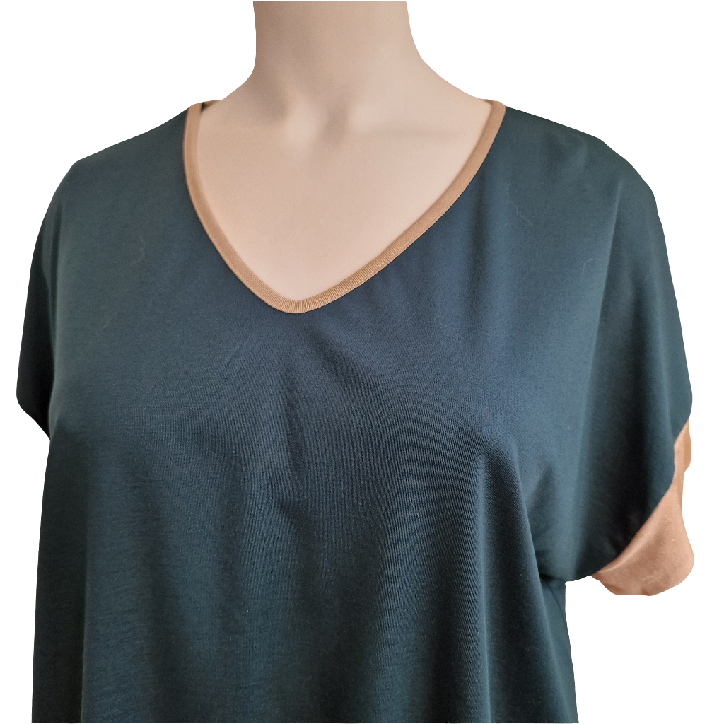 T-shirt manches courtes en coton coloré