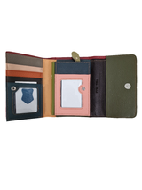 Portefeuille petit format losanges