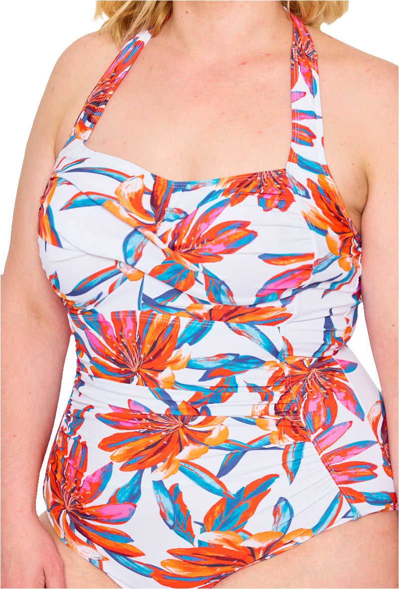 Maillot de bain 1 pièce avec attache cou