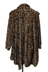 Pull KATY col boule - Léopard poilu