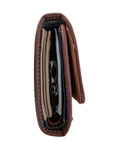 Portefeuille en cuir Tétris