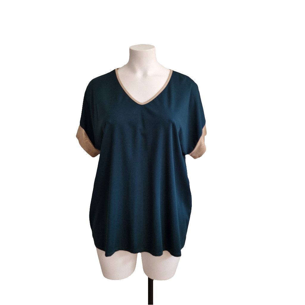 T-shirt manches courtes en coton coloré