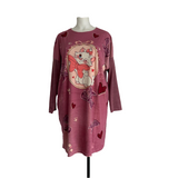 Robe de nuit en velours - Aristochat