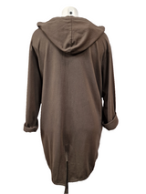 Gilet coton avec tirette et capuche