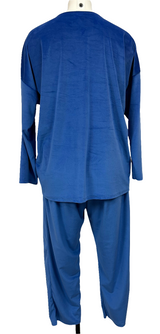 Pyjama en velours - Stitch bleu guirlande