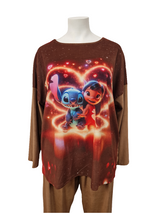 Pyjama en velours - Lilo et Stitch Coeur