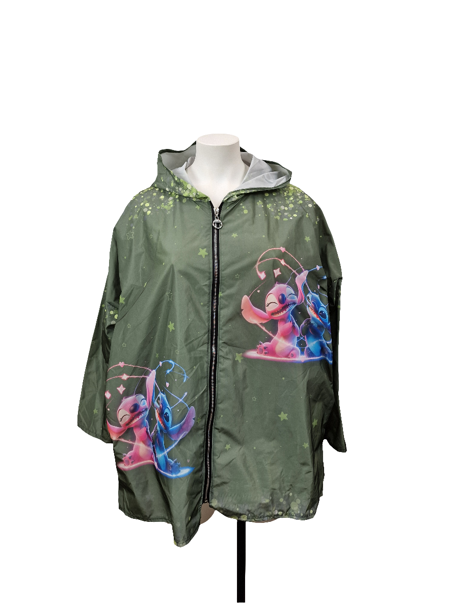 Veste imperméable imprimée
