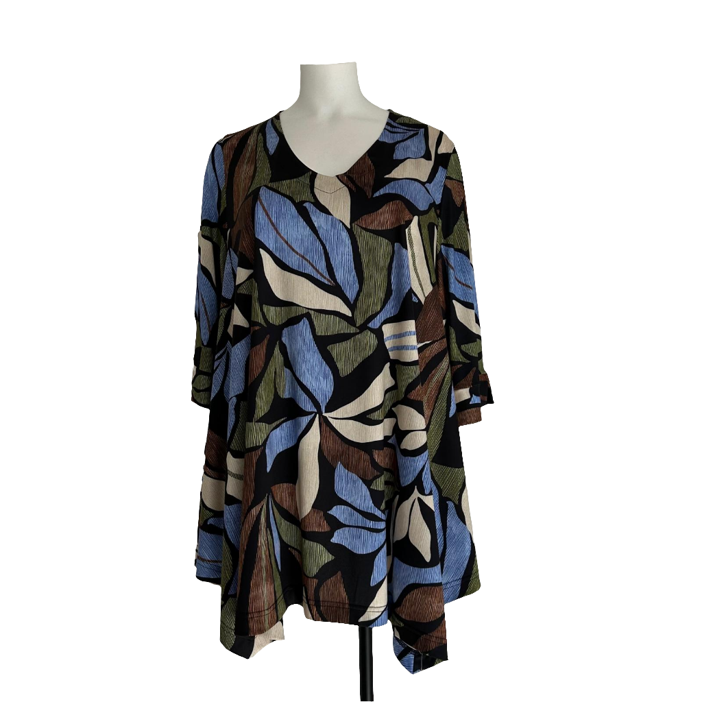 Tunique KATY longue - Feuilles automne