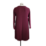 Robe plissée en maille