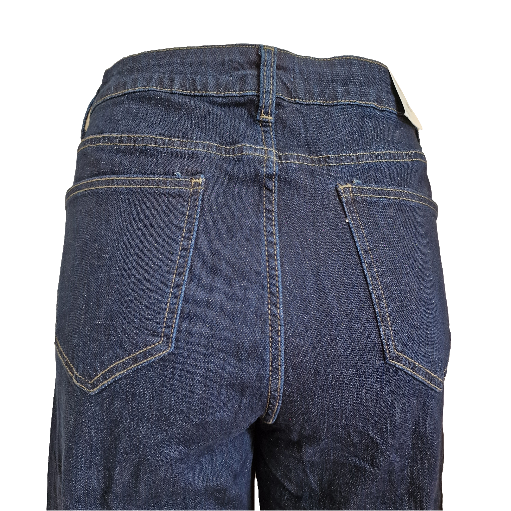 Pantalon jean "Monday" avec trame brillante