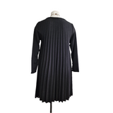 Robe plissée en maille