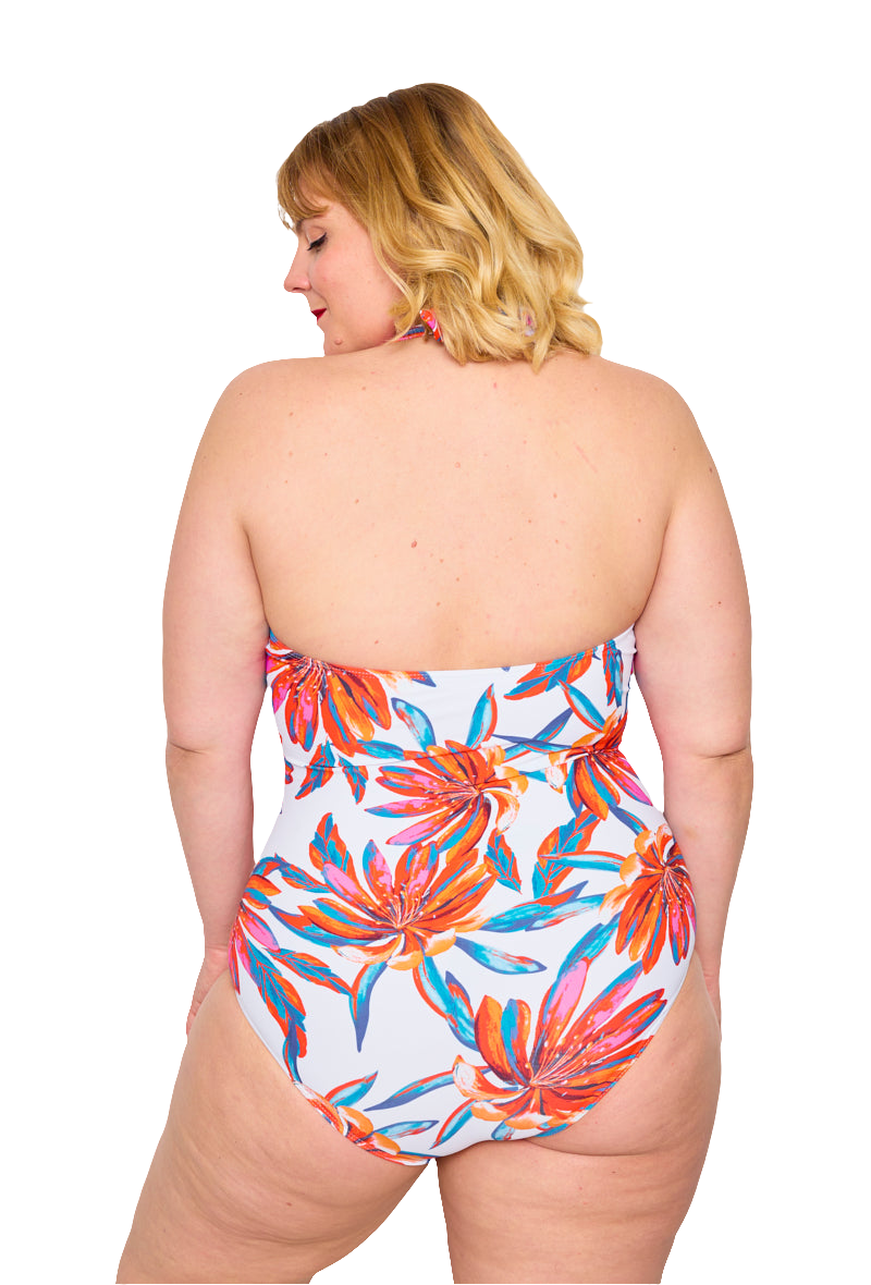 Maillot de bain 1 pièce avec attache cou