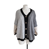 Gilet tricolore avec boutons