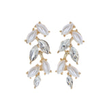 Boucles d'oreilles - Perles et brillants (courtes)