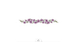 Tattoo Lovely - Bracelet fleurs violettes