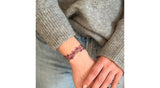 Tattoo Lovely - Bracelet fleurs violettes