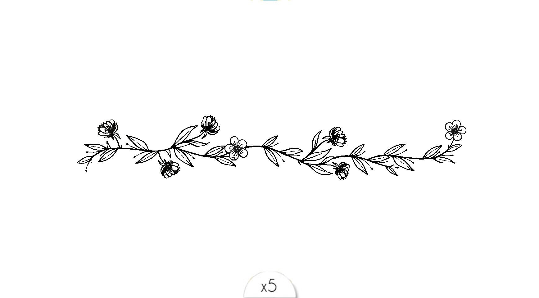 Tattoo Lovely - Bracelet Floral