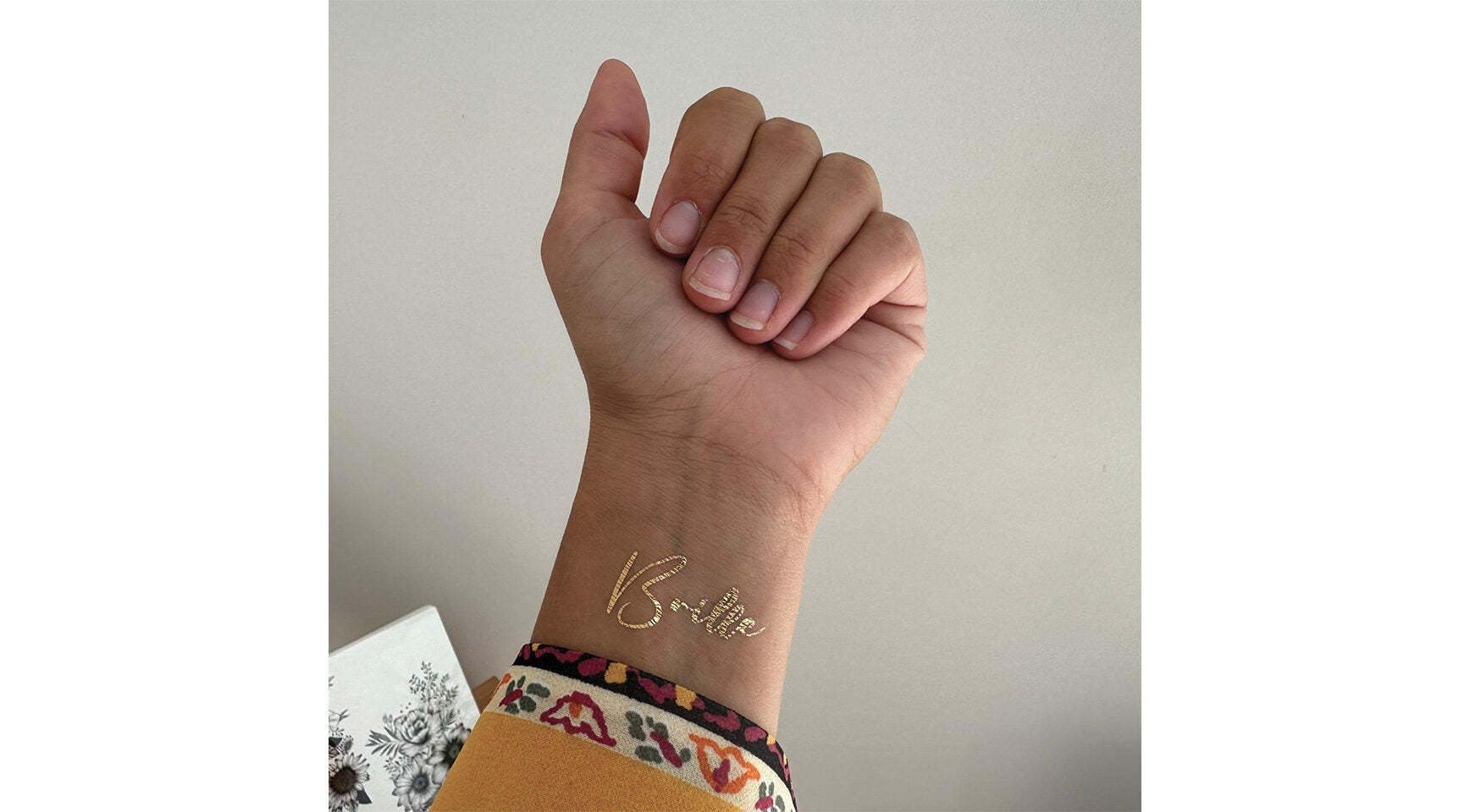 Tattoo Lovely - Brille (doré)