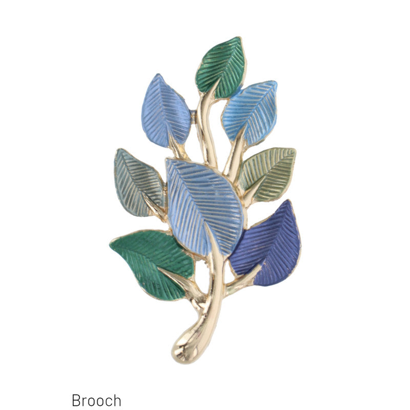 Broche aimantée - Feuilles