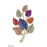 Broche aimantée - Feuilles
