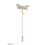 Broche pic avec Libellule