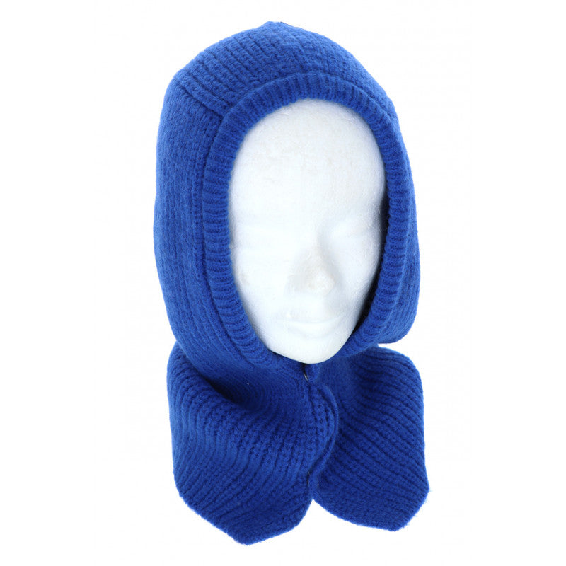 Cagoule en tricot avec 2 pressions